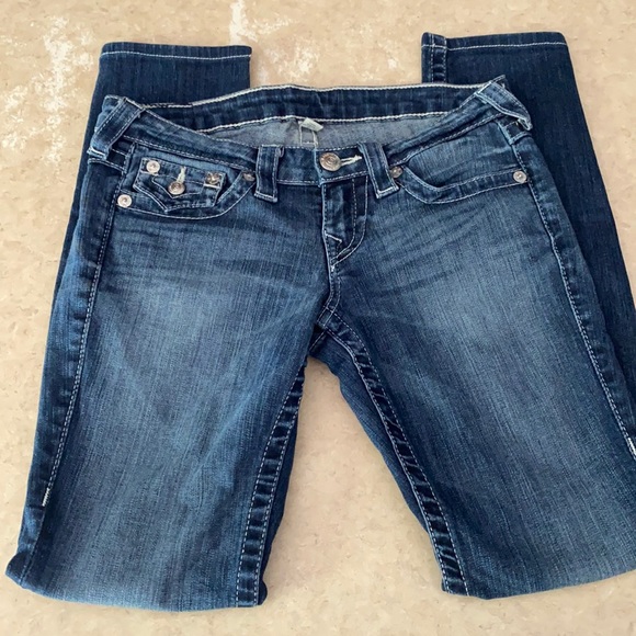 True Religion Skinny Flap Natural Jeans - Picture 2 of 9